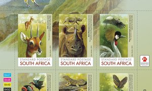 Stamps raise awareness of illegal animal trade